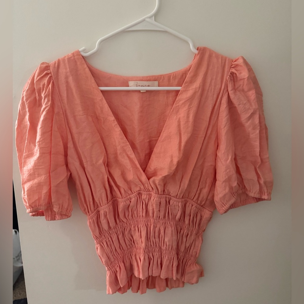 Boutique Coral Top!